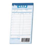 伝票-2(10冊入)【レジ関連用品】【伝票】【勘定書】【勘定表】【勘定書き】【あいそ】【お愛想】【業務..