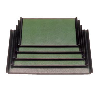 A宴盆 グリーン石目渕黒 1-52-29 2尺【お盆】【料理盆】【膳】【会席膳】【和食】【日本料理】【トレー】【トレイ】【漆器】【業務用厨房機器厨房用品専門店】