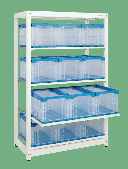 【個人宅配送不可】マルチプルラック　コンテナ収納タイプ（単体） MR-1950B2L【代引き不可】