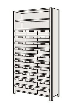 【個人宅配送不可】物品棚LEK型樹脂ボックス LEK2123-30T【代引き不可】