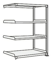 【個人宅配送不可】中軽量棚NEW型 NEW-1524R【代引き不可】