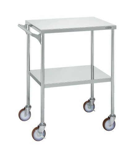 【個人宅配送不可】ステンレスCSワゴン　大型キャスター把手付仕様 CSF-DSU【代引き不可】