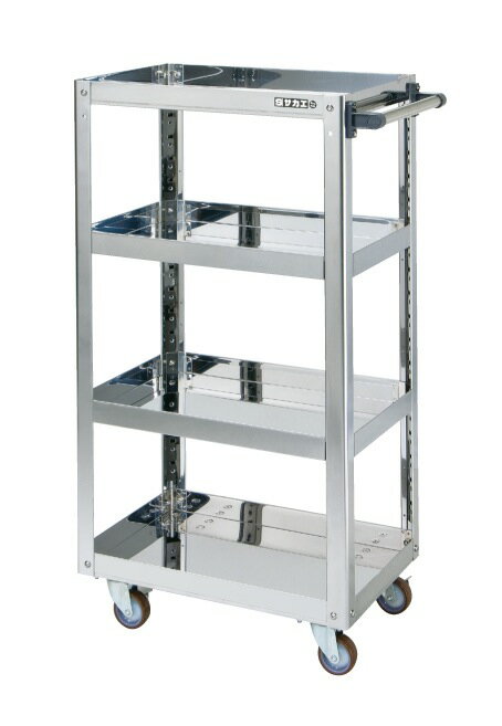 【個人宅配送不可】ステンレススーパーワゴン KMR-150LSU4【代引き不可】