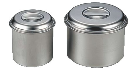 チタン 浅型キッチンポット 15cm 【チタン製キッチンポット】【業務用保存容器】【業務用厨房機器厨房用品専門店】