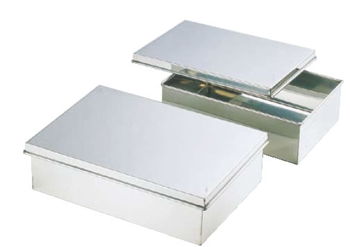 SA18-8蓋付バット深型 大 【ステンレスバット】【業務用保存容器】【18-8ステンレス】【Ω】【業務用厨房機器厨房用品専門店】【調味料入れ】