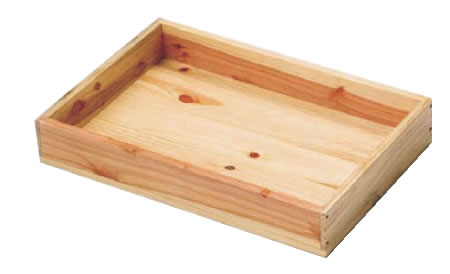 SOボックス 白木 6030 【木製トレイ】【業務用トレイ】【盛り籠】【ディスプレイ】【販売トレー】【業務用厨房機器厨房用品専門店】