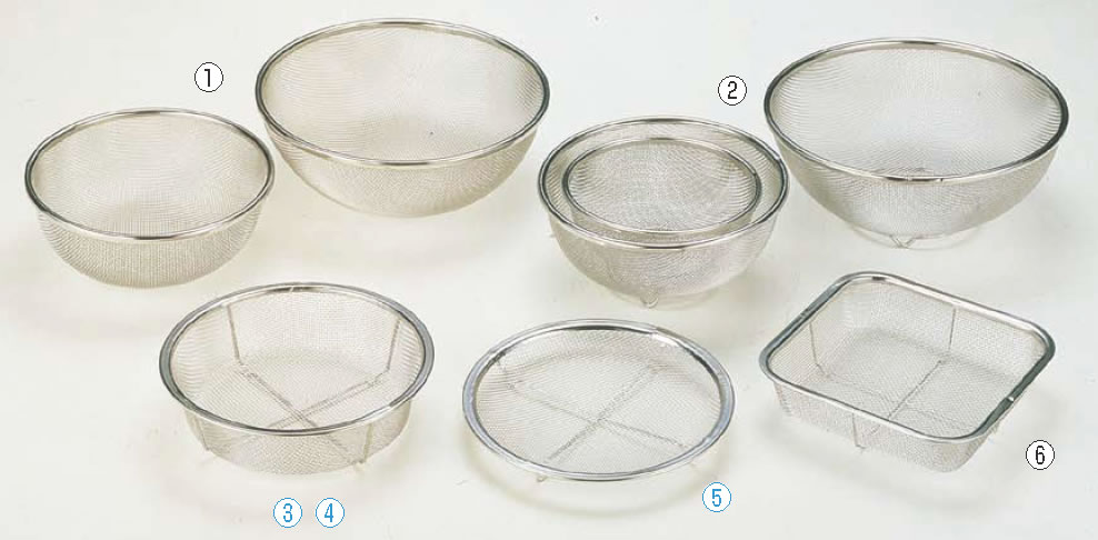 18-8ポニースタイル 18cm 【ステンレスざる】【業務用かご】【業務用ザル】【18-8ステンレス】【水切り】【業務用厨房機器厨房用品専門店】