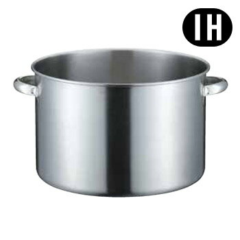 KO 19-0電磁対応半寸胴鍋(蓋無) 40cm【ステンレス鍋】【IH対応】【電磁調理器対応】【業務用鍋】【業務用厨房機器厨房用品専門店】