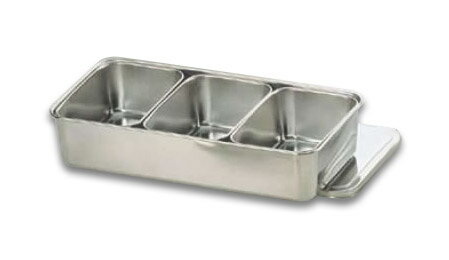 18-8プレス 中型ヤクミ入 3ヶ入【薬味容器】【薬味入れ】【業務用保存容器】【18-8ステンレス】【業務用厨房機器厨房用品専門店】