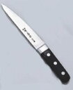 堺菊守日本鋼(口金付)骨スキ 丸(片刃) 13.5cm【業務用包丁】【洋包丁】【キッチンナイフ】【洋食包丁】【業務用厨房機器厨房用品専門店】