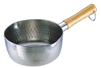 SA21-0打出雪平鍋(両口) 20cm【ステンレス片手鍋】【業務用鍋】【Ω21-0】【業務用厨房機器厨房用品専門店】