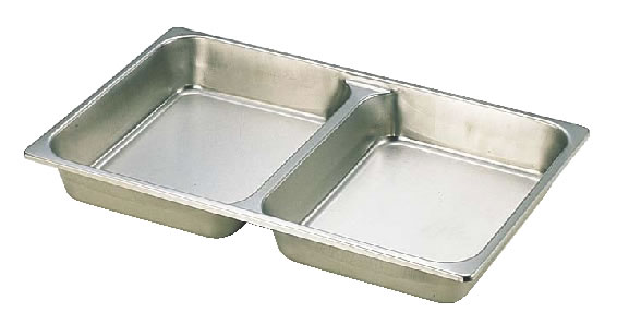 18-8ダブルパン(仕切付) 1/1 65mm 2112W 【ステンレスホテルパン】【ステンレスダブルパン】【18-8ステンレス】【業務用厨房機器厨房用品専門店】(3)