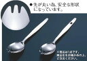 【メール便配送可能】TKG 18-0先割 面取り給食スプーン 穴なし 155mm【ステンレス】【ポイント消化】