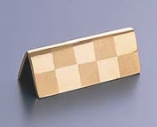 ■お得な10個セット■禅シリーズ 箸置(市松模様)三角 金仕上げ【箸スタンド】【業務用厨房機器厨房用品専門店】■お得な10個セット■