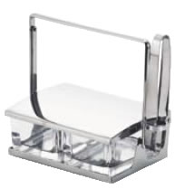 ガラス薬味入れ No.825(2ヶ仕切)【調味料入れ】【業務用厨房機器厨房用品専門店】