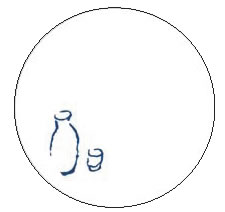 紙コースター とっくり(100枚入) 12813【コースター】【紙コースター】【業務用厨房機器厨房用品専門店】