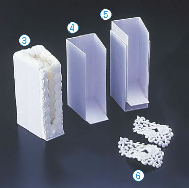 プラスチック製パーツ パステ 大 FB077 (100枚入)【ウエディング用品 ランプ キャンドル】【バンケットウェア】【業務用厨房機器厨房用品専門店】