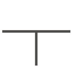 8.5寸ダイヤ松花堂用T字仕切 21080045 【料理演出用品】【業務用厨房機器厨房用品専門店】