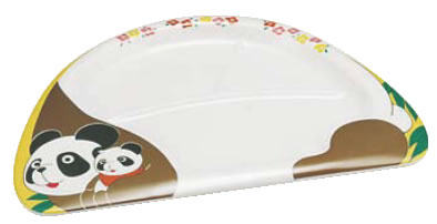 メラミンお子様ランチ皿 パンダ【子供用食器】【小皿】【取り皿】【取皿】【小分け皿】【業務用厨房機..