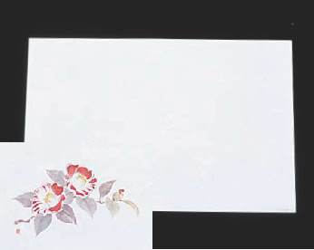 遠赤抗菌和紙 尺3まっと(100枚入) 椿 WS-2【敷紙】【会席紙】【会席マット】【業務用厨房機器厨房用品専門店】