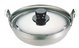 18-0文化鍋 15cm 【ちり鍋 チリ鍋】【料理演出用品】【和食卓上鍋 鍋用小物】【18-0ステンレス】【業務用厨房機器厨房用品専門店】