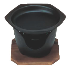 (S)卓上焼 ミニ皿セット 六角 【こんろ コンロ 焜炉】【鍋料理】【宴会用品】【業務用厨房機器厨房用品専門店】