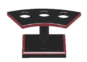 手巻きすし3本立て用 黒渕朱 1-515-1 【寿司皿】【料理演出用品】【業務用厨房機器厨房用品専門店】