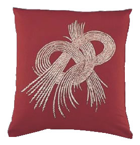 ■お得な10個セット■綿 座布団IT 結び181 赤 550×510 カバーのみ【座布団】【ざぶとん】【座クッション】【業務用厨房機器厨房用品専門店】■お得な1...