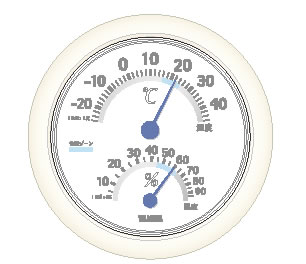 温湿度計 TT-513WH【乾湿球湿度計】【thermometer】【業務用厨房機器厨房用品専門店】