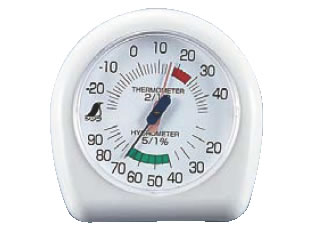 温湿度計 チャーミー 70380【乾湿球湿度計】【thermometer】【業務用厨房機器厨房用品専門店】