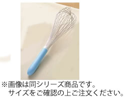 ※画像は同シリーズ商品です。 サイズをご確認の上ご注文ください。 【サイズ】全長250mm頭直径70mm 【材質】線材部/18-8ステンレス ハンドル/抗菌材入ポリプロピレン（耐熱温度120℃） ナイロン樹脂（耐熱温度180℃） ●抗菌 ●ハンドルには抗菌剤配合。接合部から水が入ることもないので大変衛生的です。 ●食品別に色分け管理ができるので、アレルギー対策やゾーン管理に最適です。 ●熱風保管（120℃まで）、煮沸消毒（10分以内）も可能。漂白剤の使用や紫外線殺菌もOKです。 ●握りやすいハンドル！ ●長時間使用しても、疲れません。 店舗用識別コード：TKG-77-0473-0102 TKG-78-0479-0102 #recommend#