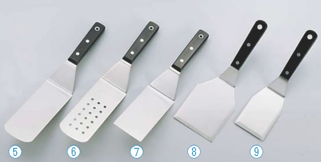 ステンレス黒合板 ジャイアントターナー 穴明 GTU-02【ヘラ】【フライ返し】【業務用厨房機器厨房用品専門店】