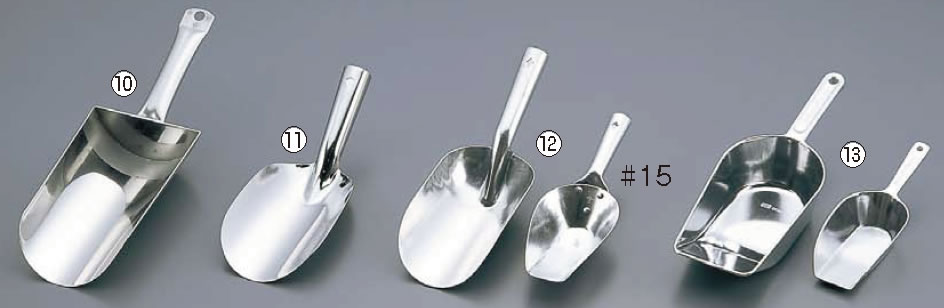 18-0粉スコップ 大(全長237mm)【shovel 】【schop】【業務用厨房機器厨房用品専門店】