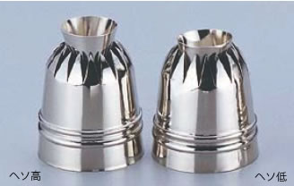 真鍮製ダブル口金 菊型 ヘソ高 【口金】【デコレーション器具】【製菓用品】【業務用厨房機器厨房用品専門店】