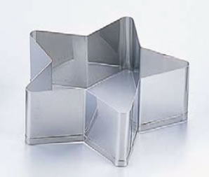 18-8 刃付セルクルリング スター型 18cm 【ケーキリング・セルクルリング】【製菓用品 製パン用品】【製菓用型】【18-8ステンレス】【業務用厨房機器厨房用品専門店】