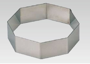 18-10アントルメリング 八角型 3070-18 【ケーキリング・セルクルリング】【製菓用品 製パン用品】【製菓用型】【18-10ステンレス】【業務用厨房機器厨房用品専門店】