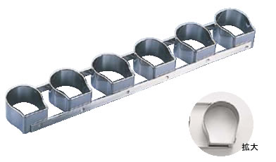 18-10セルクルリング あぶみ型 6連 3104-89【製菓用品】【ステンレス】【業務用厨房機器厨房用品専門店】