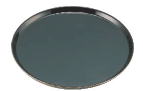 陶器製 ケーキトレー丸型 EM-18-KS(金線入) 【プレート トレー】【ケーキサーバー トング】【製菓用品】【ケーキ用品】【業務用厨房機器厨房用品専門店】