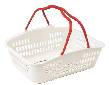 セルフバスケット 深型YK-1500-V レッド 【店頭 ディスプレー用品】【製菓用品 製パン用品】【販売トレ..