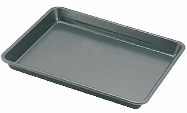 SAクリアー塗装 鉄 プレス天板 8枚取 浅型【オーブンパン】【オーブンウェア】【業務用厨房機器厨房用品専門店】