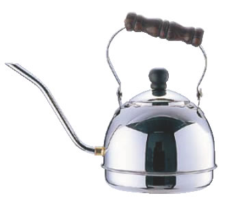 18-8木柄 ドリップケットル 1.5L 【珈琲ポット 珈琲用品】【喫茶用品】【コーヒーマシン コーヒー用品】【18-8ステンレス】【業務用厨房機器厨房用品専門店】