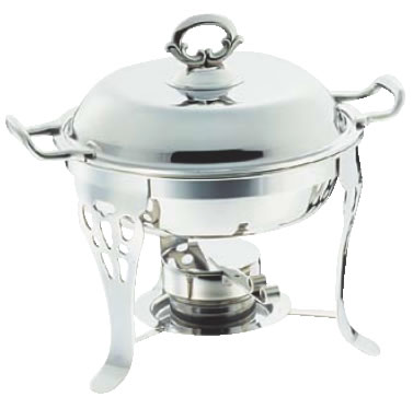 SW18-8共柄丸チェーフィングデッシュ 10インチ【ホテルパン フードパン】【バイキング ビュッフェ】【バンケットウェア】【チェーフィング ウォーマー】【18-8ステンレス】【スタンド】【飾り台】【業務用厨房機器厨房用品専門店】