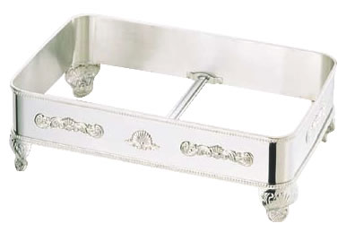 SW18-8 S型角飾台 22インチ用【代引き不可】【バイキング ビュッフェ】【バンケットウェア】【皿】【18-8ステンレス】【業務用厨房機器厨房用品専門店】