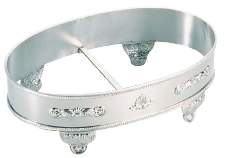 SW18-8 S型小判飾台 18インチ用【バイキング ビュッフェ】【バンケットウェア】【皿】【18-8ステンレス】【業務用厨房機器厨房用品専門店】