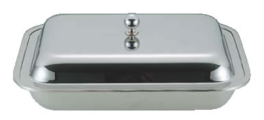 UK18-8ロイヤル角エントレーデッシュ 12インチ【バイキング ビュッフェ】【バンケットウェア】【皿】【18-8ステンレス】【業務用厨房機器厨房用品専門店】