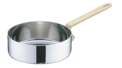 UK18-8プチパン 片手浅型鍋(蓋無) 10cm【バンケットウェア】【バイキング】【ビュッフェ】【業務用厨房機器厨房用品専門店】