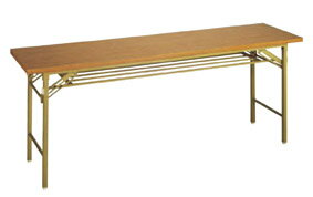 会議用テーブル メラミンチーク(共ブチ)【代引き不可】【会議テーブル】【テーブル】【長机】【机】【A..