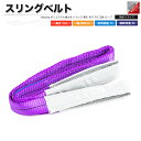 スリングベルト 荷重1t ベルト長1m 幅30mm 両端アイタイプ
