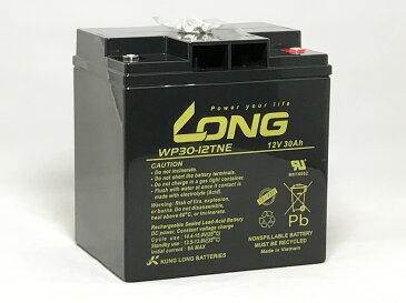 LONG 耐久性1.5倍　期待寿命3〜5年 12V30Ah高性能シールドバッテリー WP30-12TNE 高サイクル 完全密封型鉛蓄電池 電動リール・セニアカー・モーター系に最適 送料無料