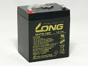 LONG 【耐久性1.5倍 期待寿命3〜5年】12V5Ah 高性能 シールドバッテリー WP5-12E 高サイクル 完全密封型鉛蓄電池 UPS 電動リール DC12V電源 などに 便利な平型メス端子付き